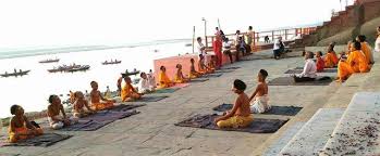 Varanasi: Morning Yoga on the Bank of the Ganga River