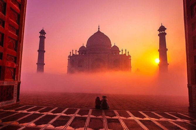 Visit Taj Mahal at Sunrise and Sunset View of  Taj from Mehtab Bagh.