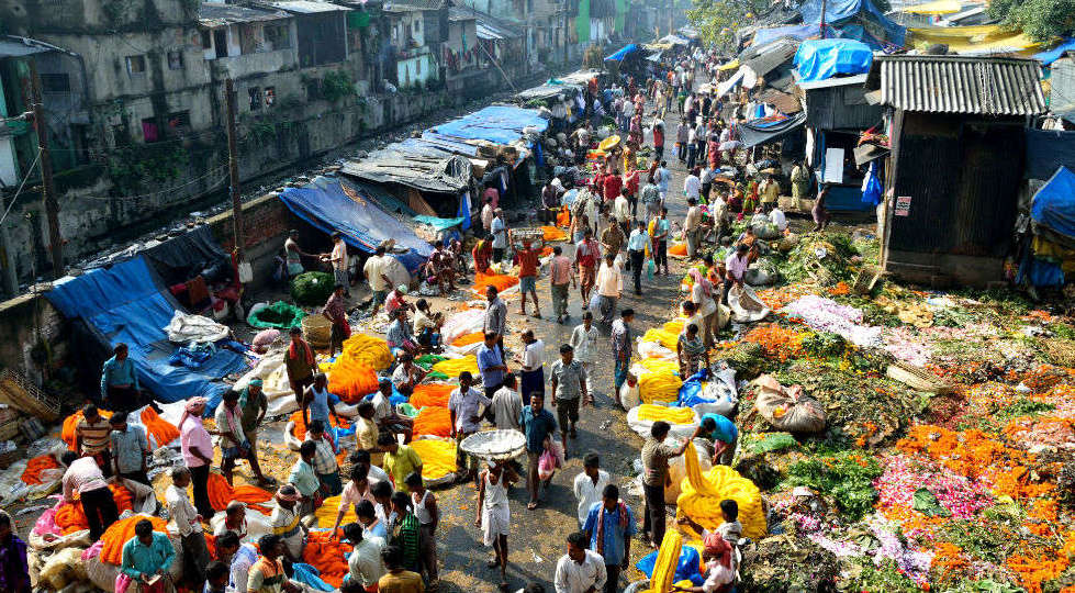 Kolkata - Flower market half day tour