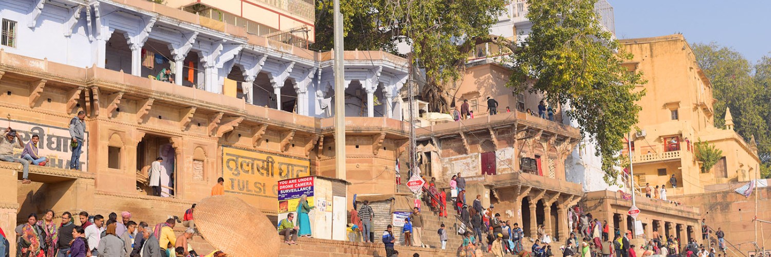 Varanasi: Morning Yoga on the Bank of the Ganga River